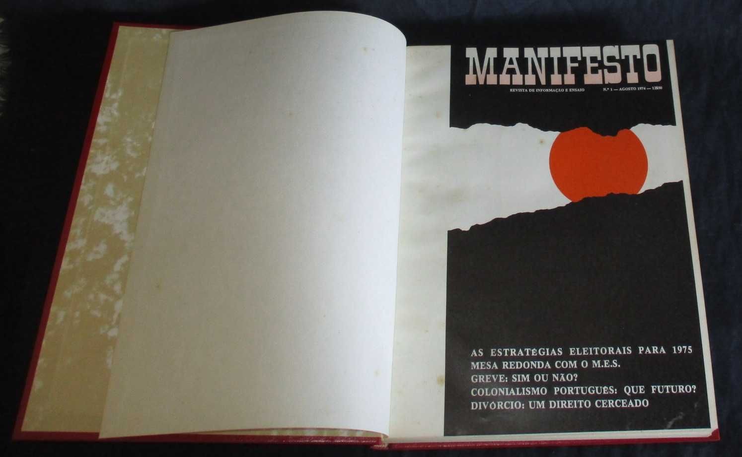 Manifesto Revista de Informação e Ensaio 1974 nº 1 a 13