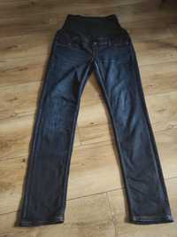 Spodnie ciążowe jeansowe ciemnoniebieskie 42 h&m