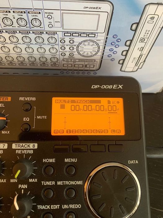 TASCAM DP-008EX 8 faixas, novo na caixa