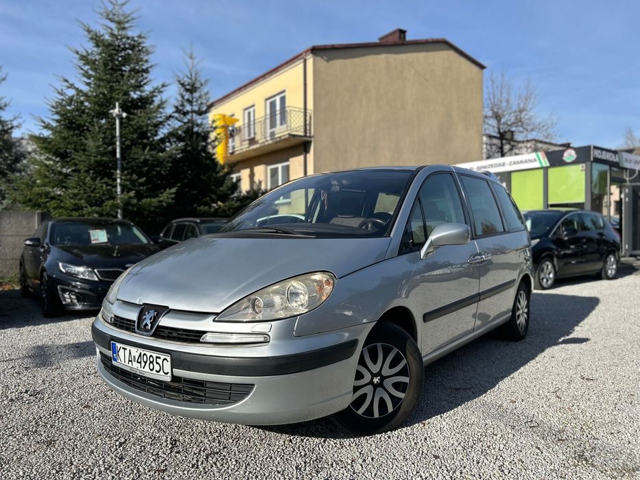 Peugeot 807 2.2 diesel • 8 osób • hak • klima • zamiana