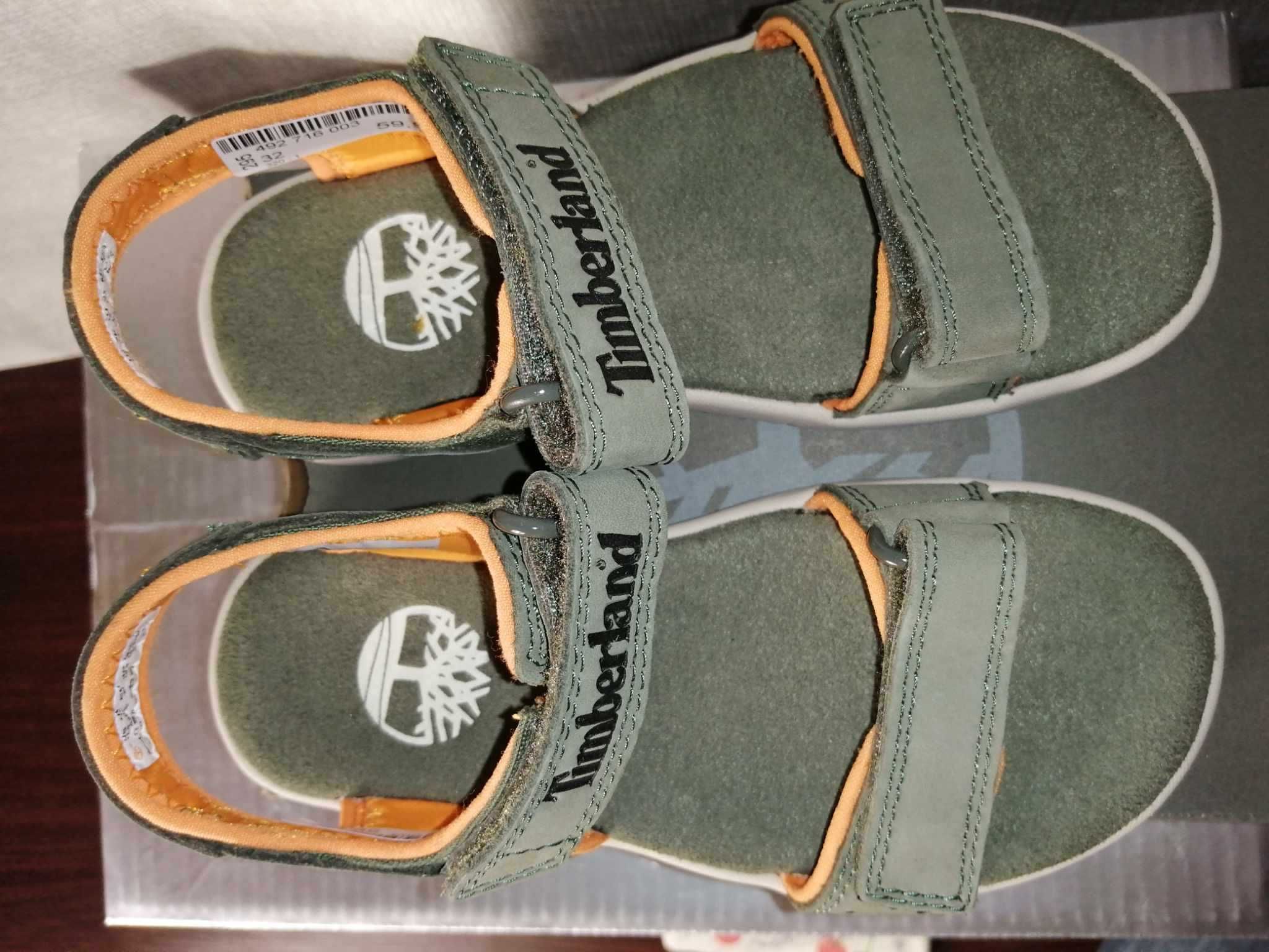 TIMBERLAND Nubble L/F2 Nowe Sandały Dziecięce 32 Oryginalne Zamszowe