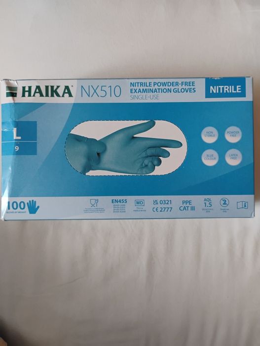 Rękawiczki jednorazowe L 100 szt.