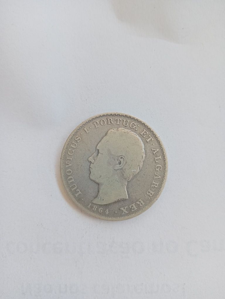 Moeda de prata 1864