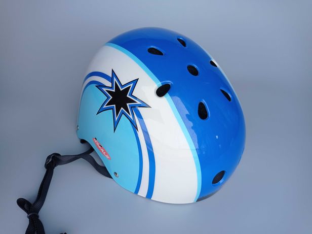 Шлем защитный котелок Ideale размер 54-56см детский, для вело, роликов