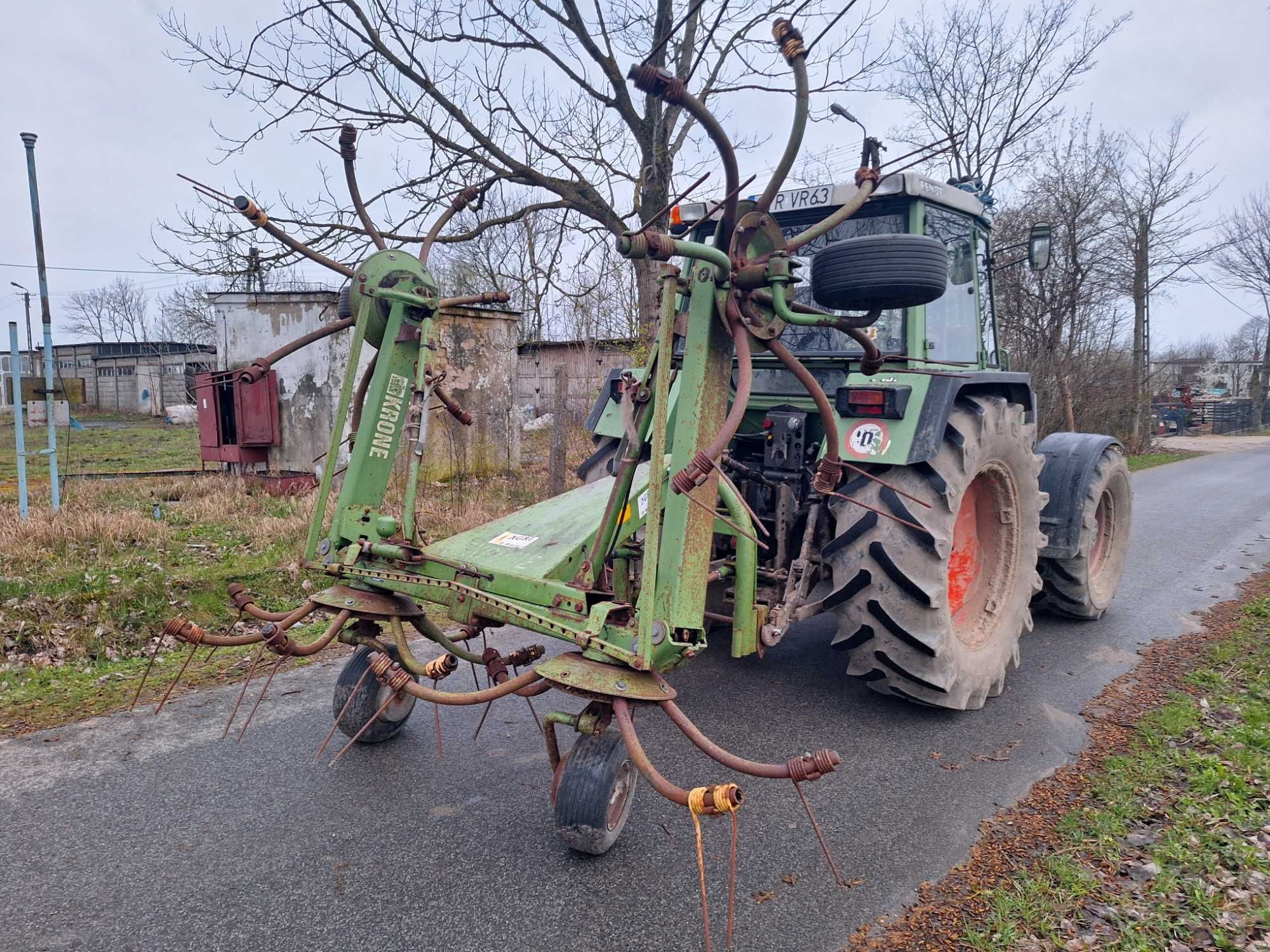 Przetrząsarka karuzelowa KRONE KW 5.50 4x7 5.52 4 Gwiazdowa Hydraulicz