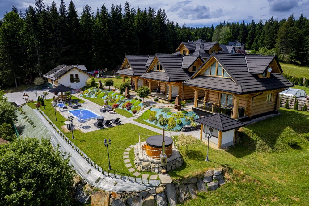 DOMKI w Rabce -  Sauna, Balia/Jacuzzi - Zdrojowy GOŚCINIEC - noclegi