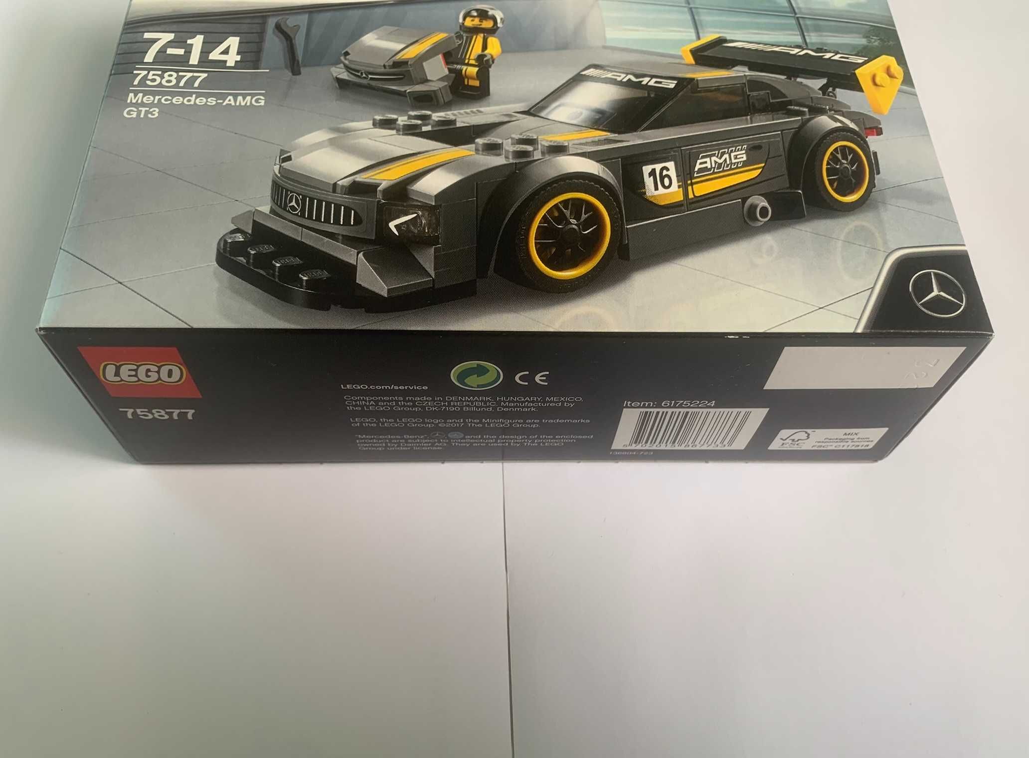 Lego 75877 Speed Champions Mercedes-AMG GT3 NOWE