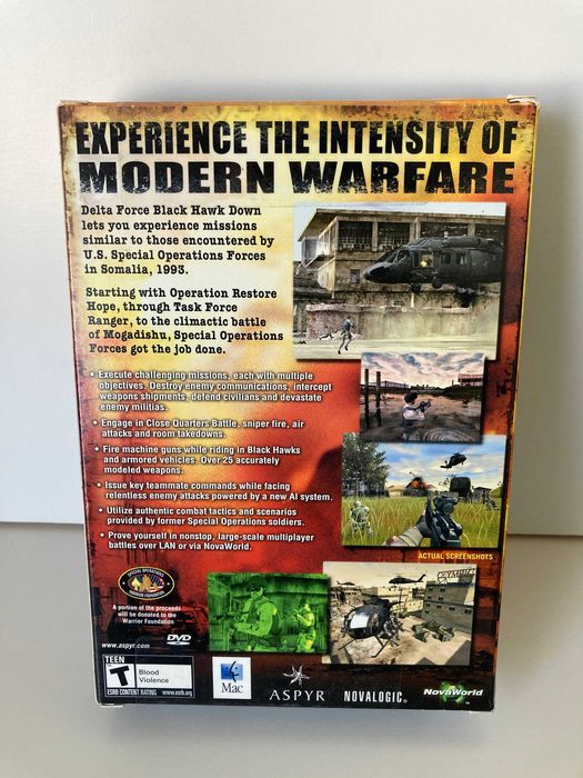 Black HawkDown para MAC OS 10.2.8 or later - €6 com Portes incluídos