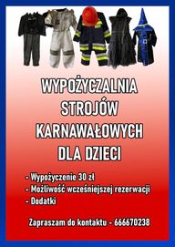 Wypożyczę stroje karnawałowe