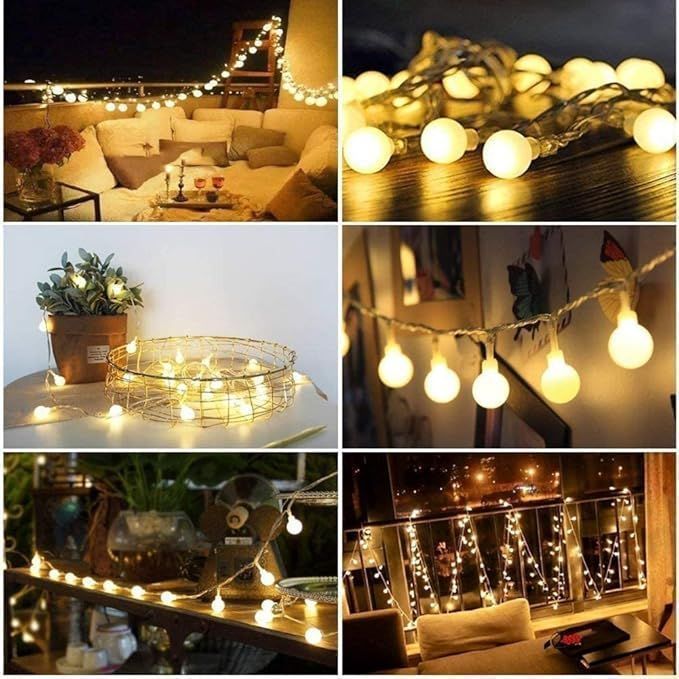 Dekoracje Zewnętrzne/Wewnętrzne Fansir Globe String 10M/100 Led
