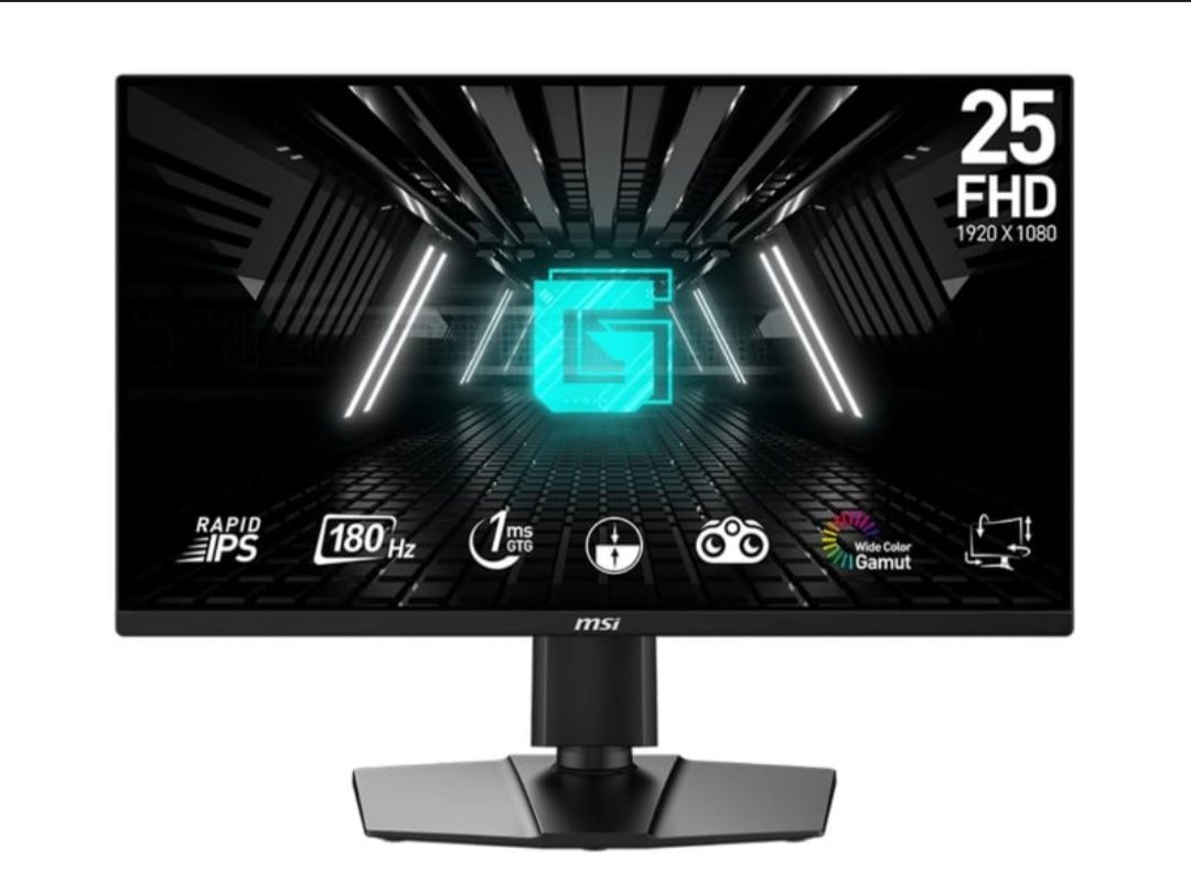 Monitor LED MSI G255PF E2 24,5" 180Hz 1ms