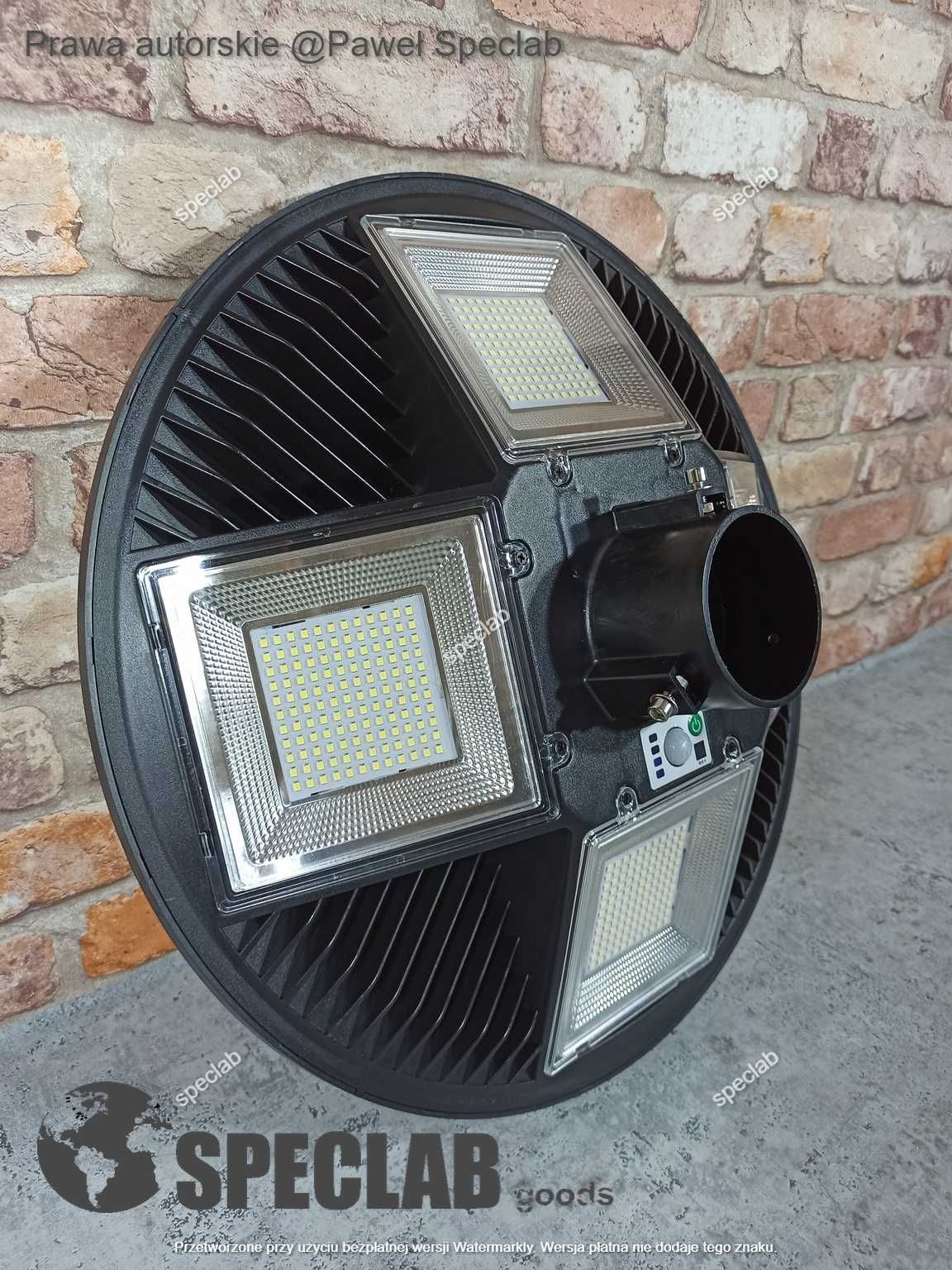 Lampa uliczna 400 W 7000 lm zasilanie solarne