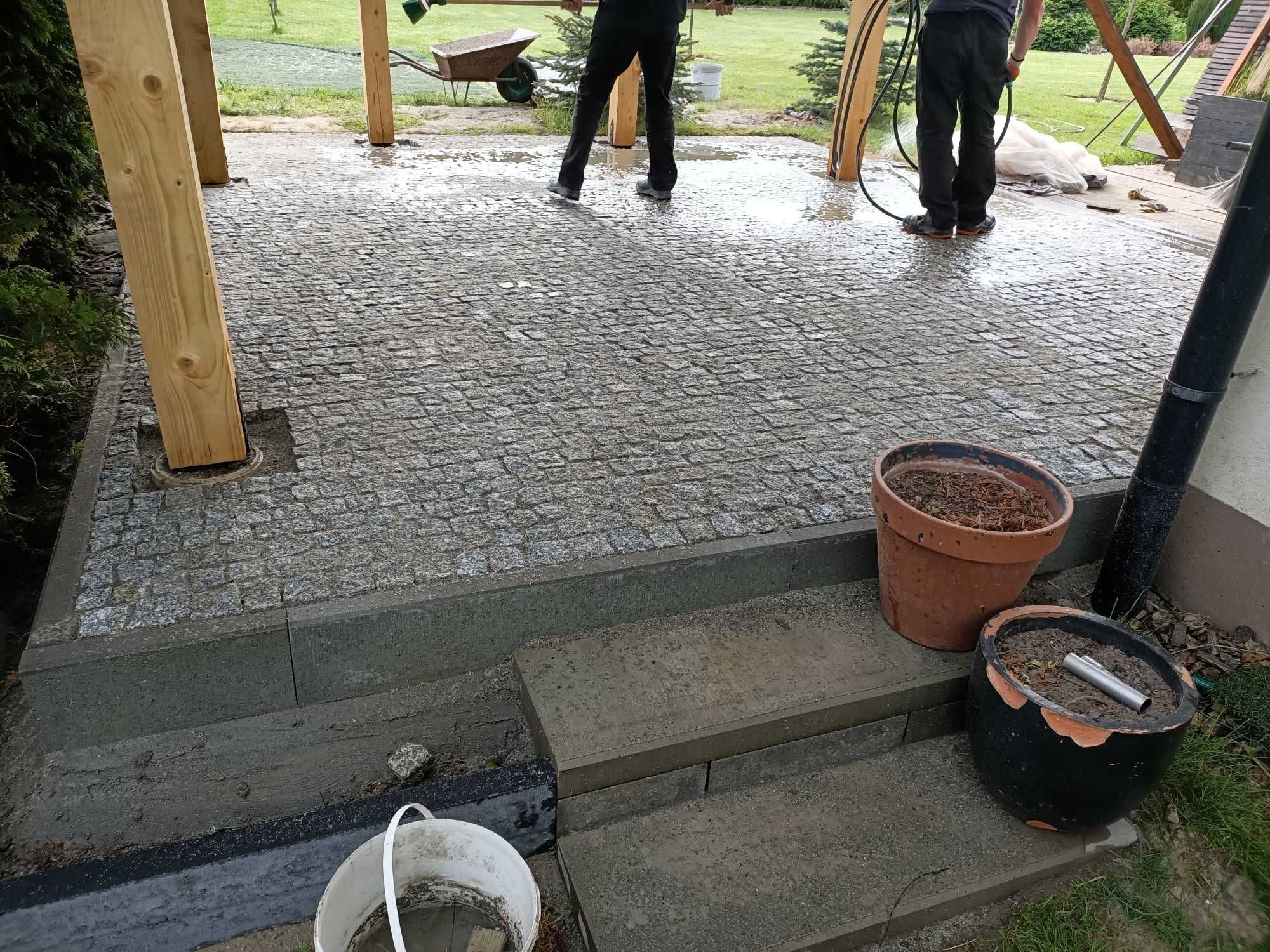 Brukarstwo kostka brukowa/granitowa/wykończenia wnętrz/Malowanie