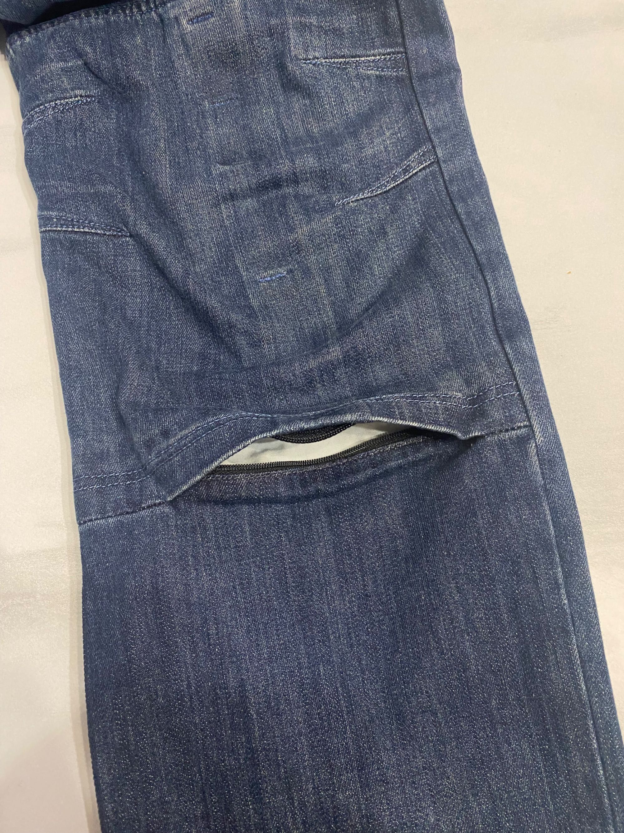 Spodnie jeans bawełniane motocyklowe Clover made italy W38 54 motocykl