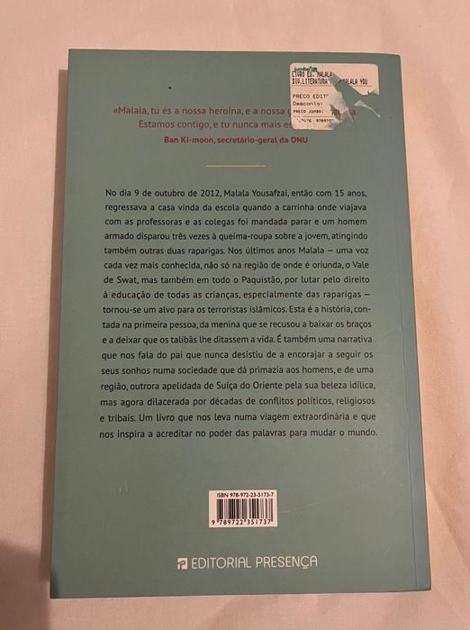 Livro Eu, Malala