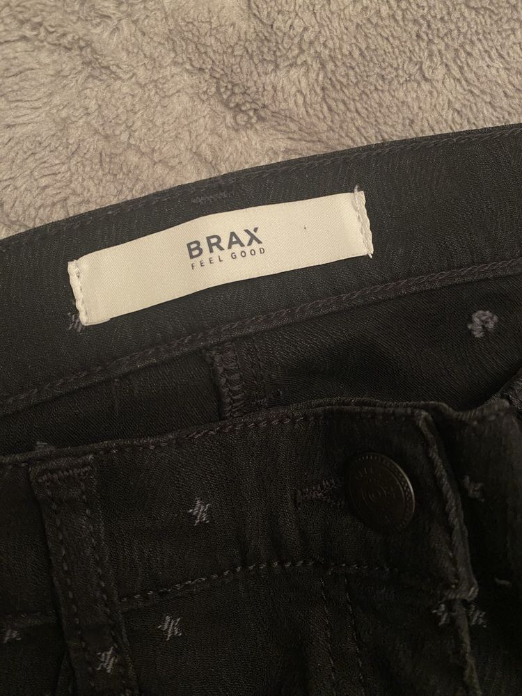 Spodnie damskie Brax rozmiar 38 czarne w gwiazdki jak nowe