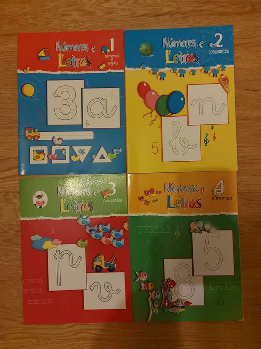 Vendo livros novos (autocolantes/seguir linhas tracejadas)-pré escolar