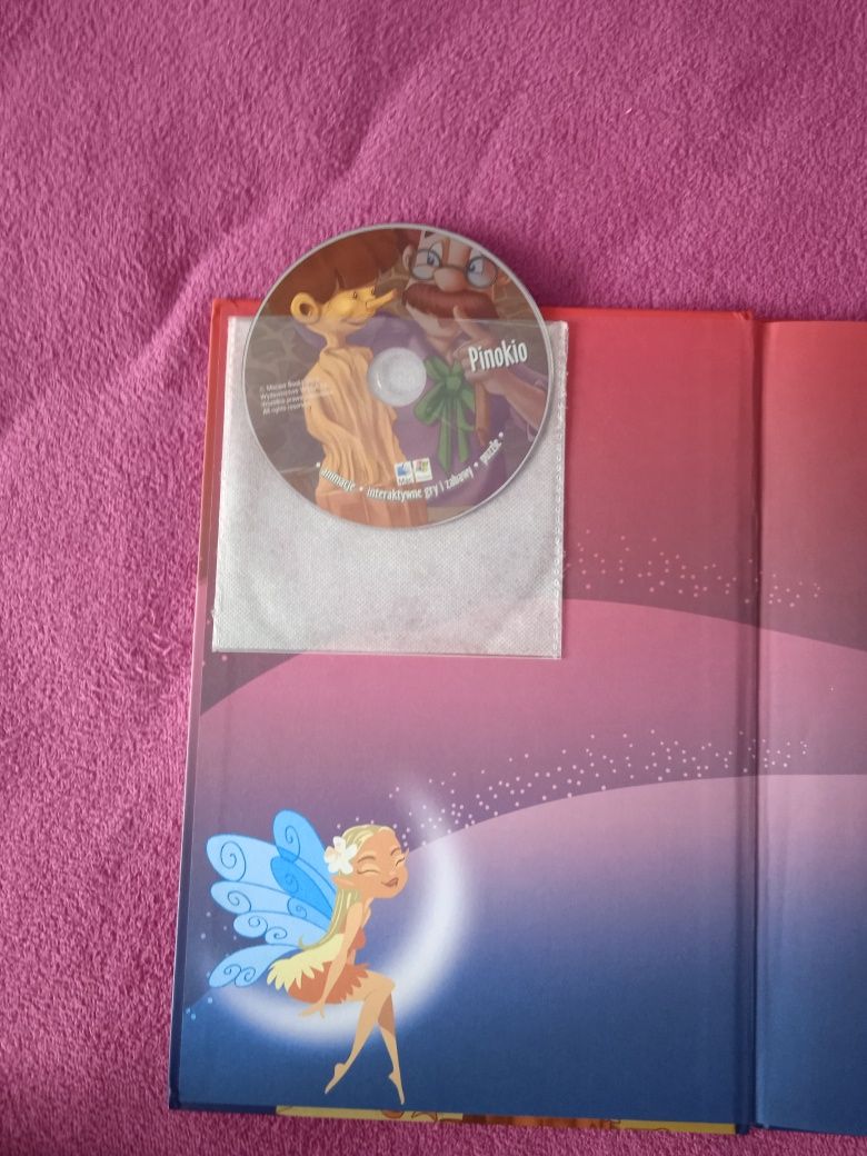 Książka edukacyjna bajka  Pinokio z płytą CD