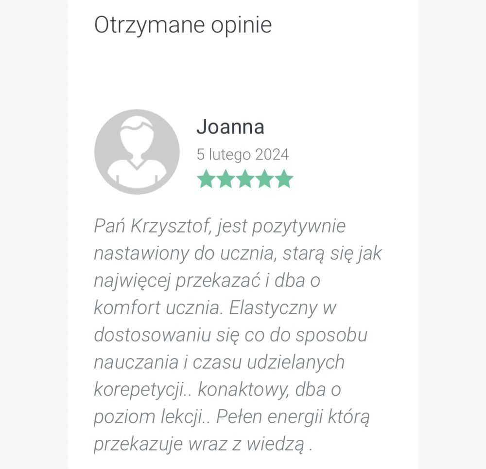 Korepetycje chemia stacjonarnie/online/dojazd szkoła podstawowa/liceum