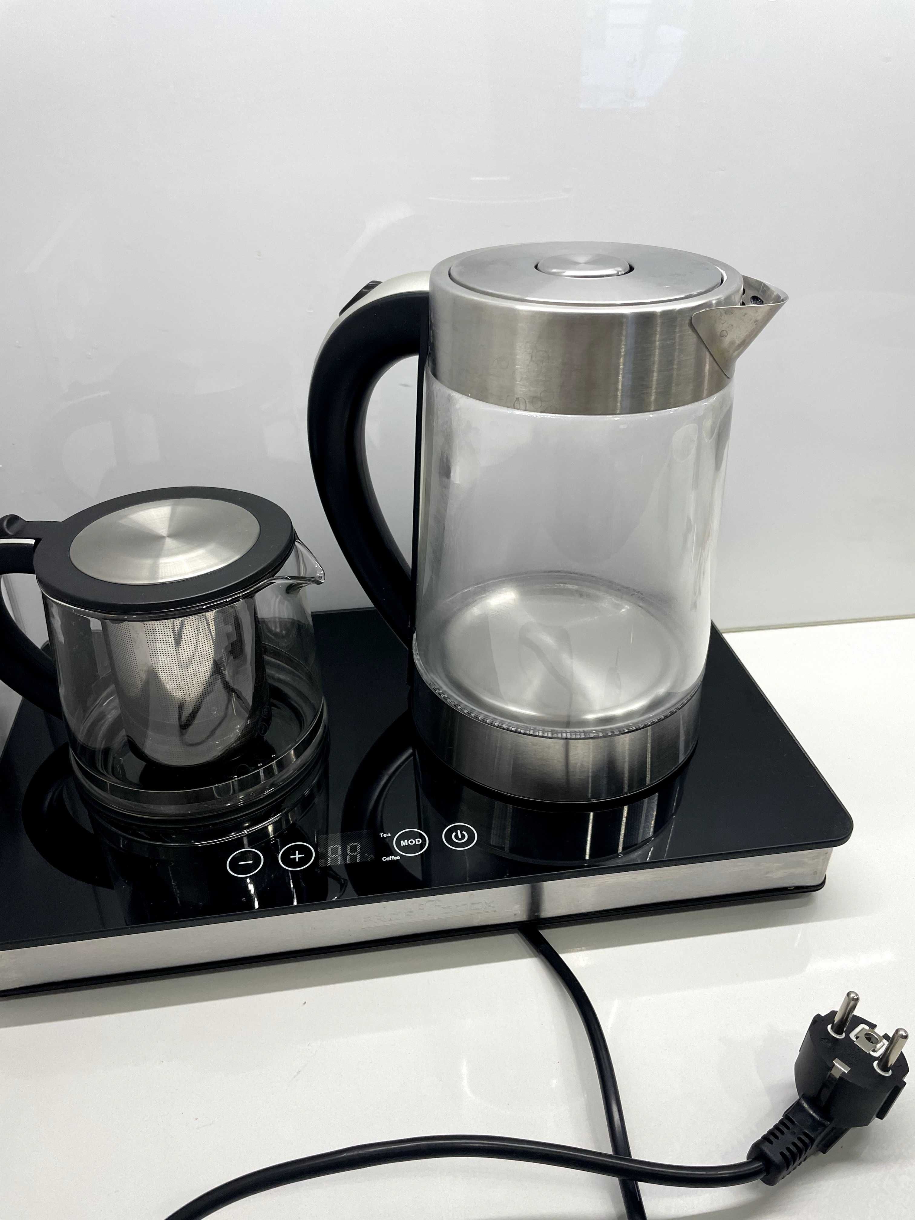 Czajnik elektryczny, zestaw do parzenia kawy i herbaty PROFI COOK