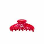 Затискач для волосся Alo Yoga 90's Claw Clip Red Ribbon Twist