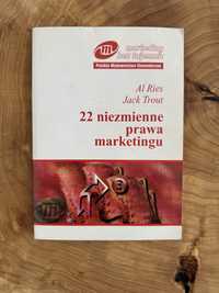 Ksiazka 22 niezmienne prawa marketingu J.Trout