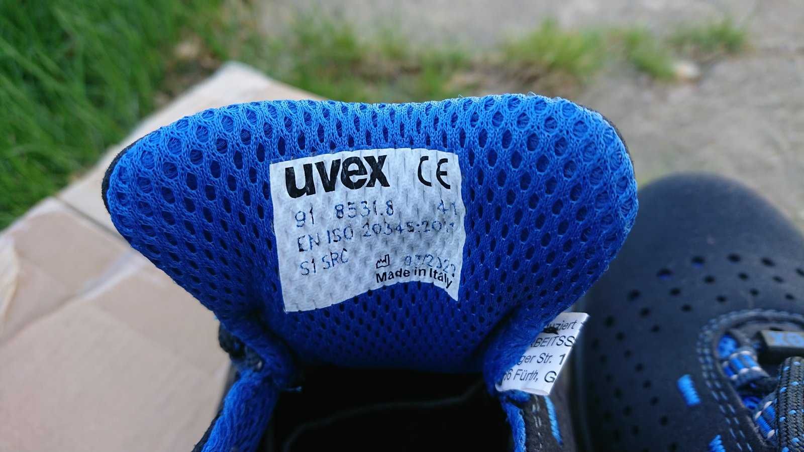 Захисні кросівки-напівчеревики  UVEX 1, 8531.8 S1 SRC