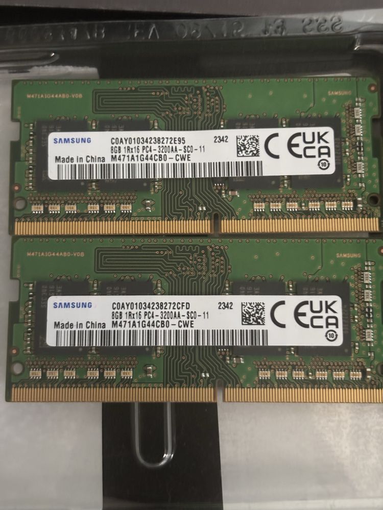 Ram 2x8gb ddr4 3200mhz
