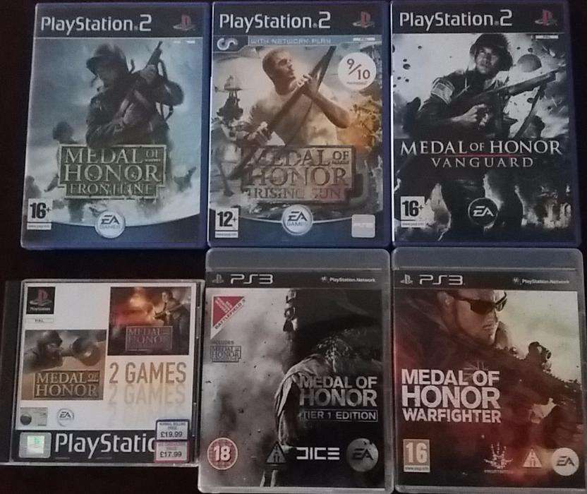 Jogos Medal of Honor Playstation e Nintendo