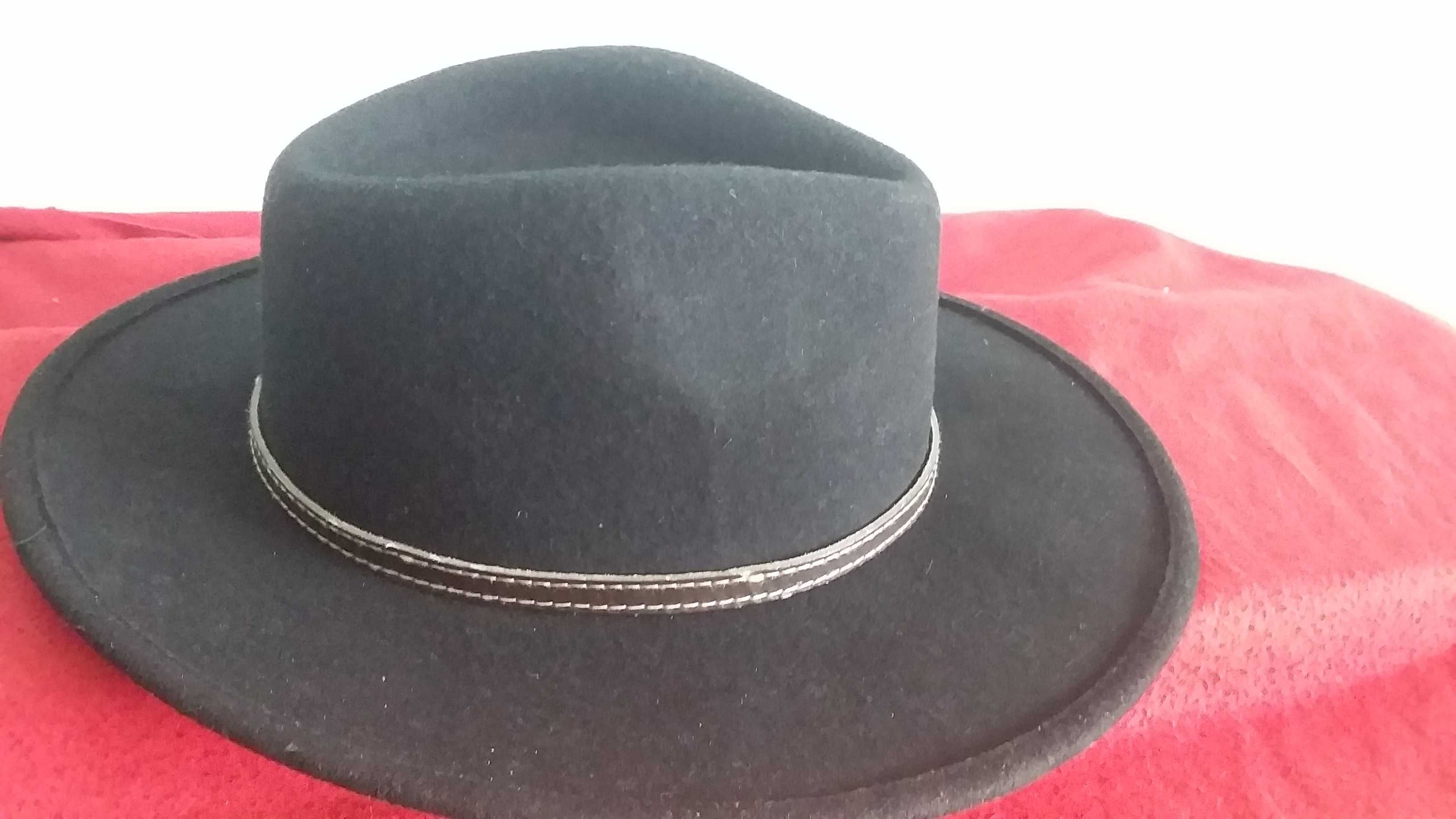 Шляпа, Капелюх чоловічий новий-100% шерсть-Crushable -S/55