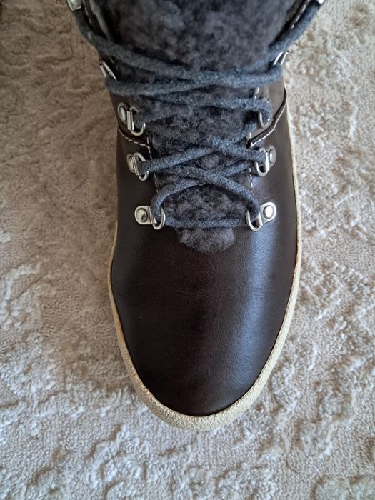 Зимние ботиночки GANT ,кожа ,цигейка.