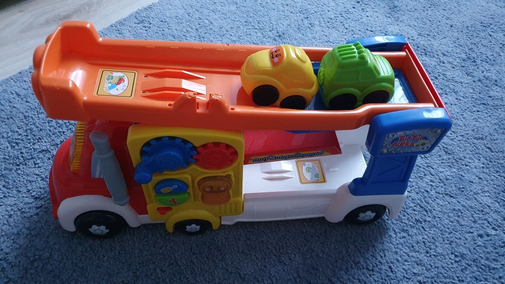 Vtech Duży autotransporter laweta tut tut autka