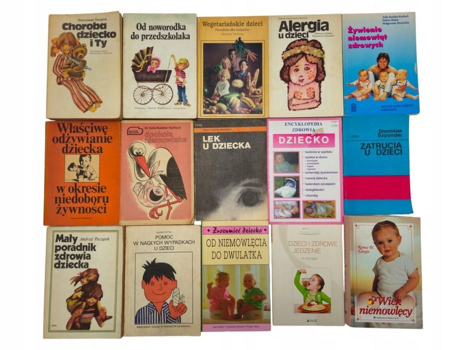 15x Książki o Zdrowiu i Żywieniu Dziecka Poradniki