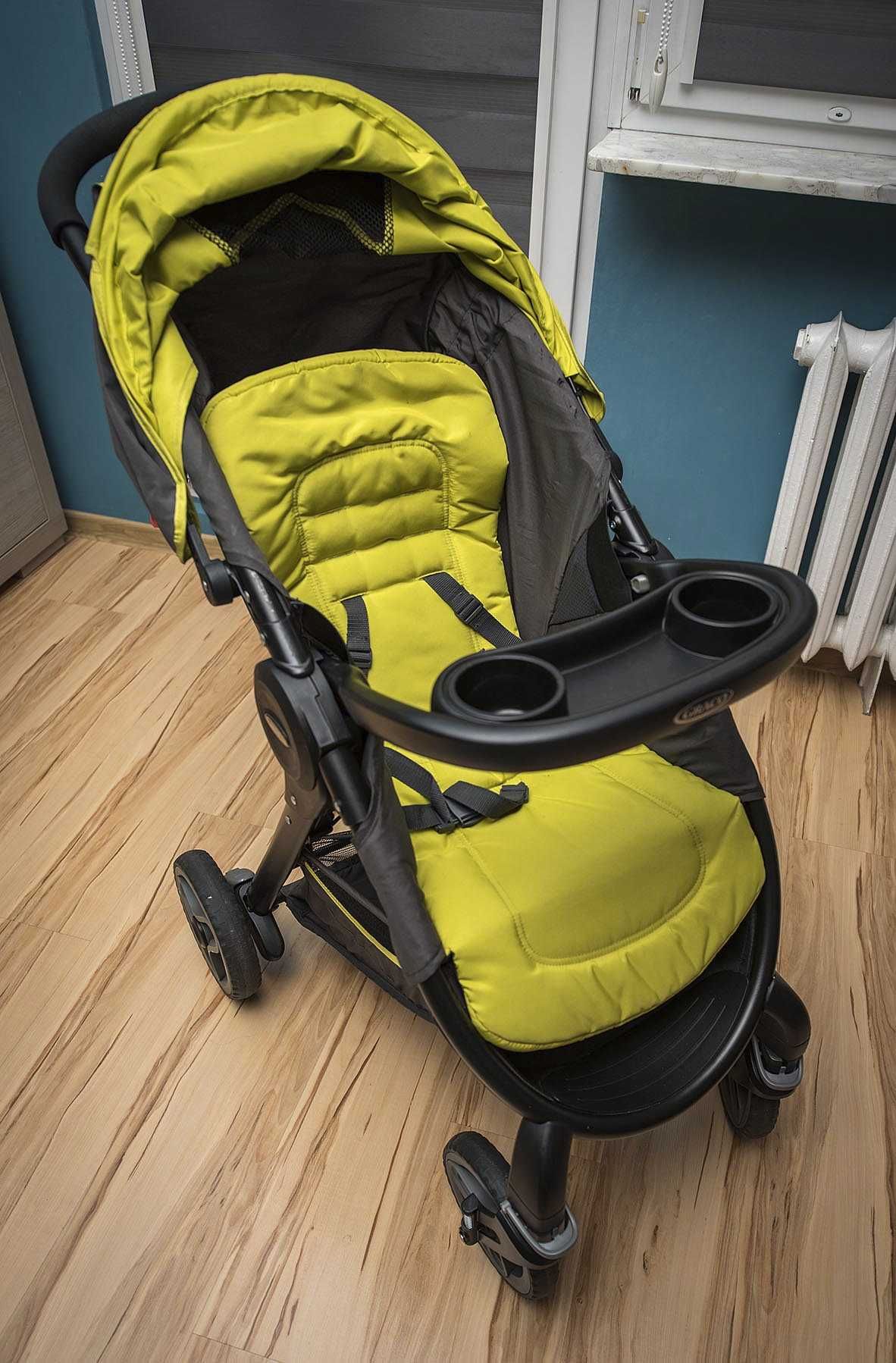 GRACO wózek FASTACTION LX + fotelik SNUGFIX 2w1 - Stan bardzo dobry