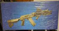 Obraz "Blueprint" karabinka AK-105