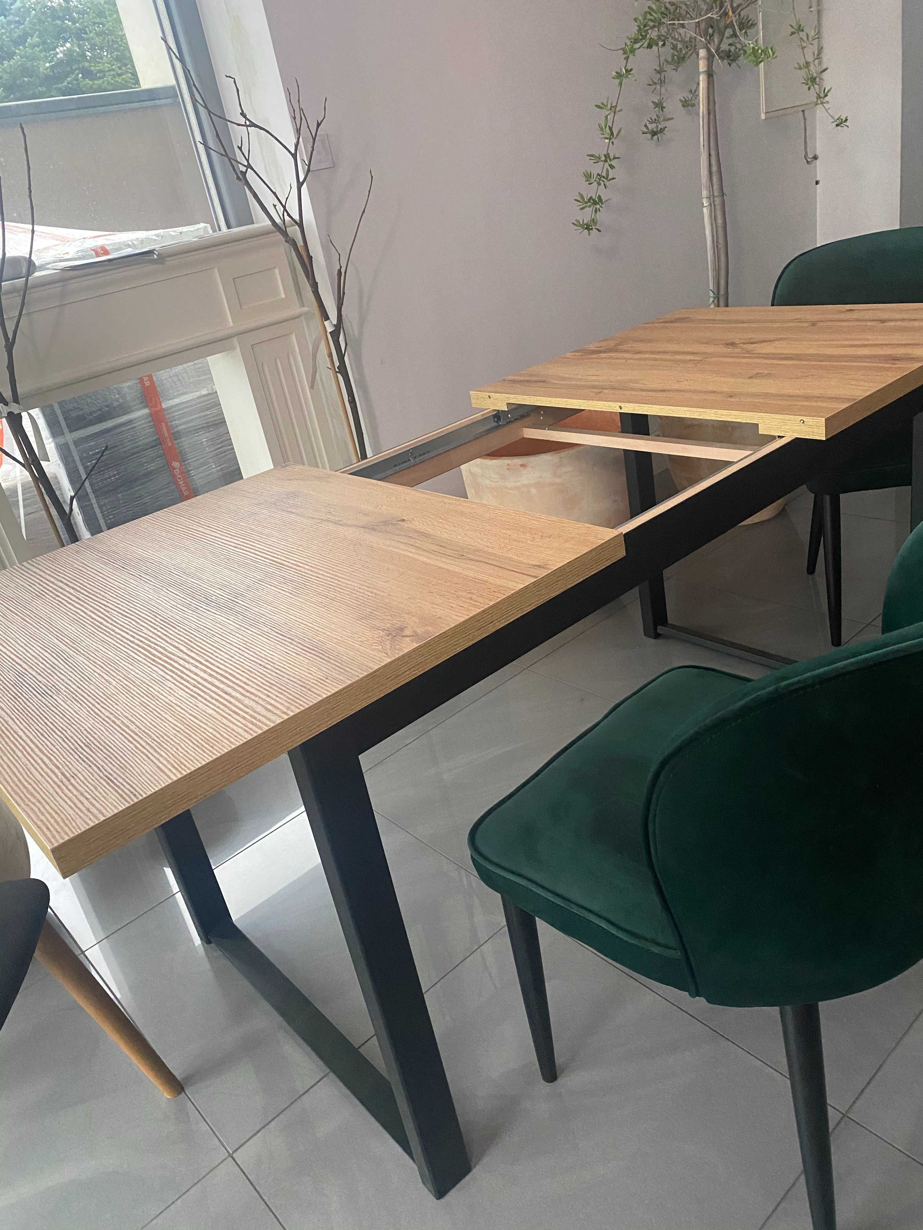 Stół LOFT + 4 krzesła