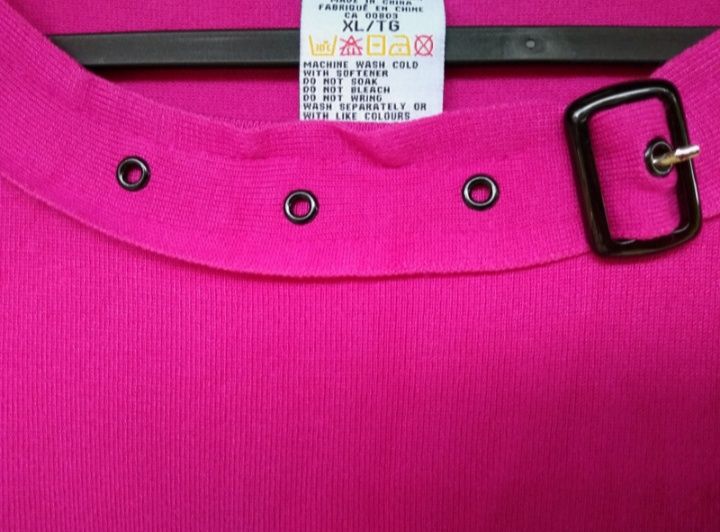 Sweter w kolorze fuksji, różowy, XL