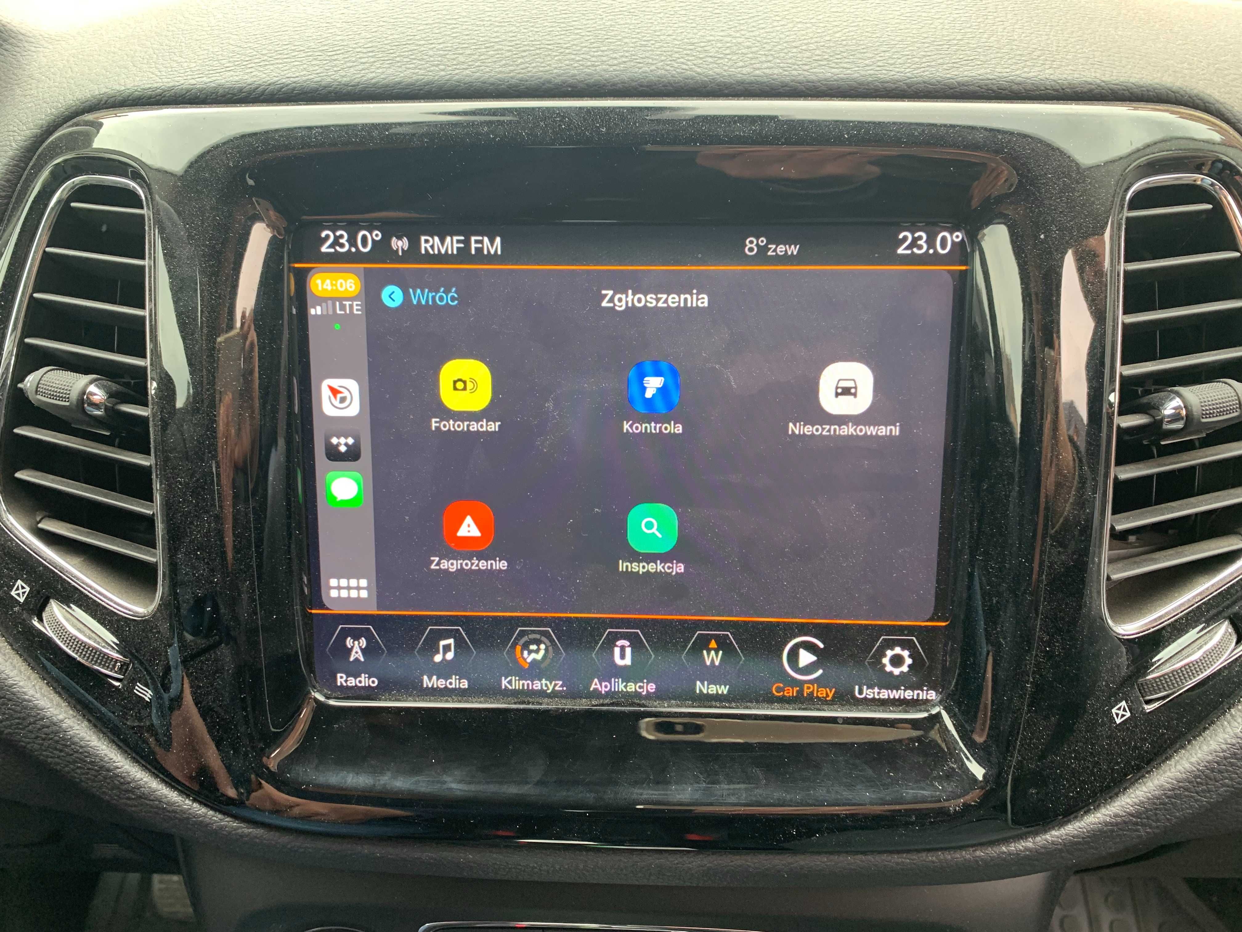 Uconnect 8.4 Polskie menu Nawigacja Jeep Ram Dodge Chrysler Konwersja