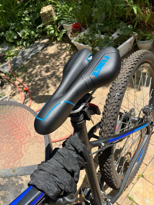 Велосипед Горный MTB 27.5" Spelli SX-6100 PRO черно-синий (2020)