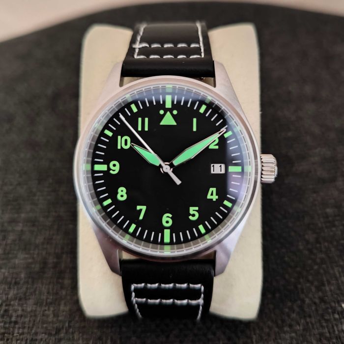 Годинник  FLIEGER Pilot's Mark XX, ∅39мм, Seiko NH35, 200 м. Сапфір.