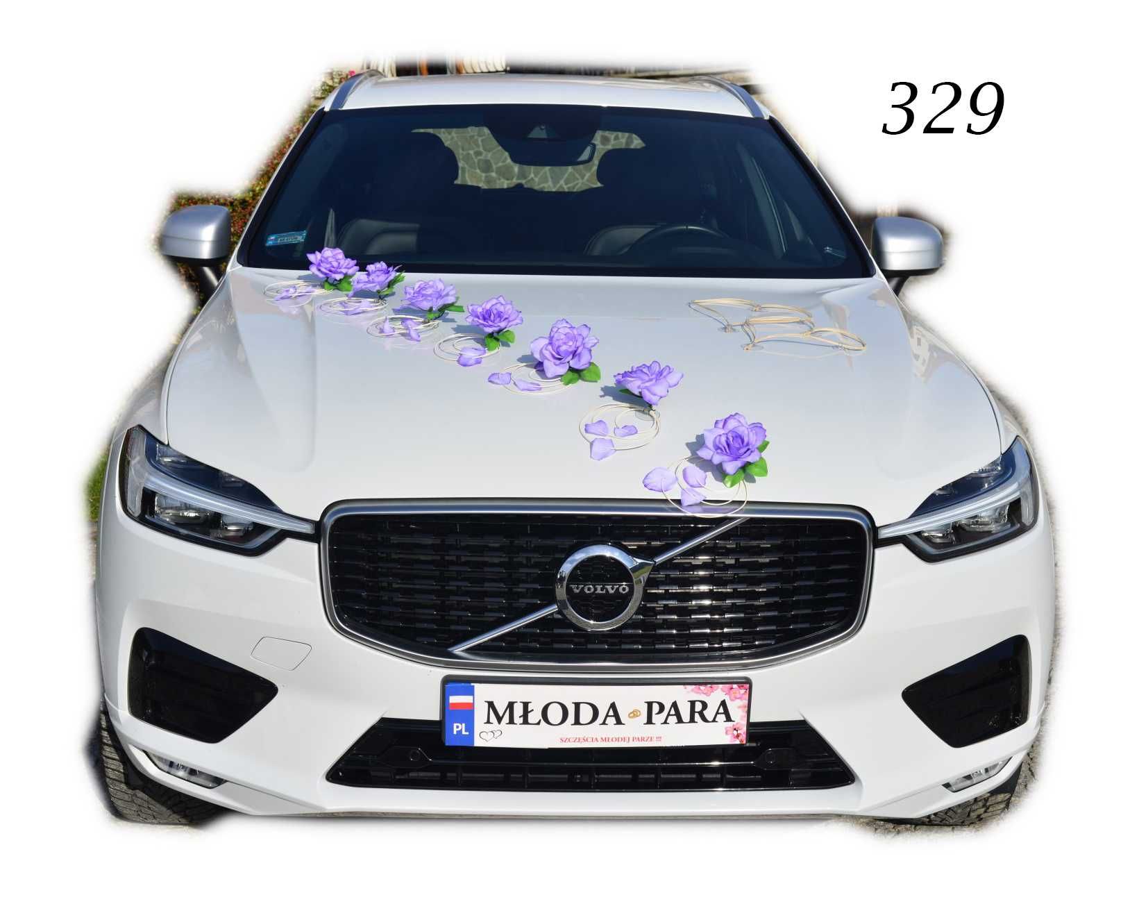 FIOLETOWA ozdoba dekoracja na samochód POLECAMY Nr 329