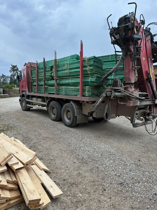 Więźba dachowa, baliki ( struganie ), tarcica