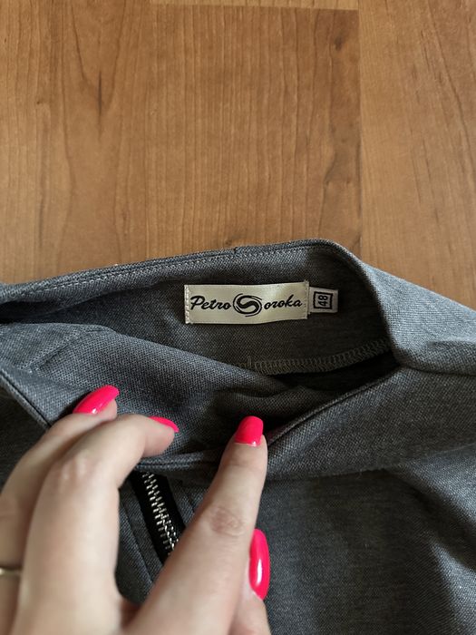 Платье серое Petro Soroka