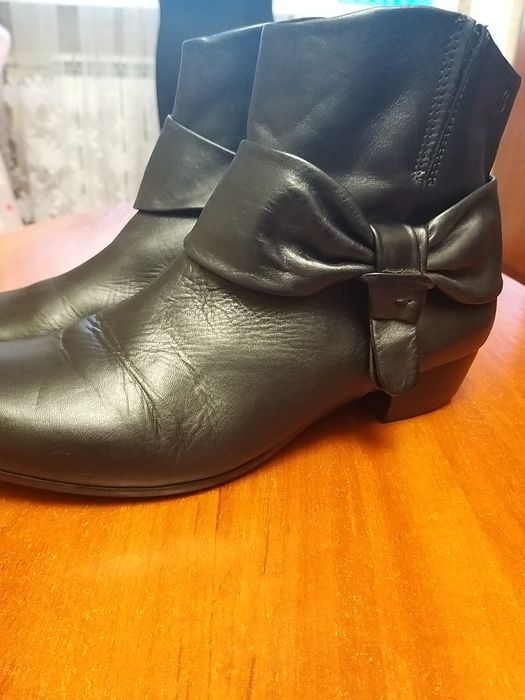 Ботинки кожаные женские 38 размер. Осень- весна.