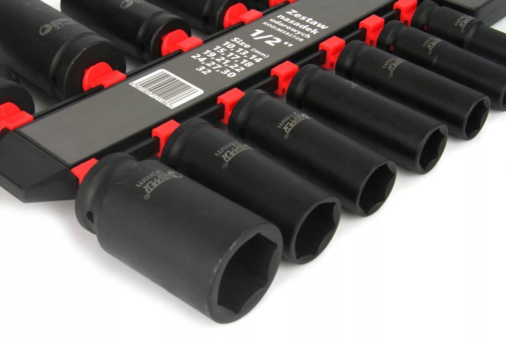 Nasadki Udarowe 1/2' 10-32Mm Długie 13 El. Zestaw
