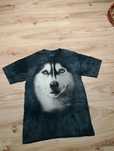 Szara Koszulka The Mountain Wilk Wataha Husky Pies