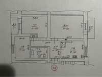 Продам 3 кім.квартиру під ремонт