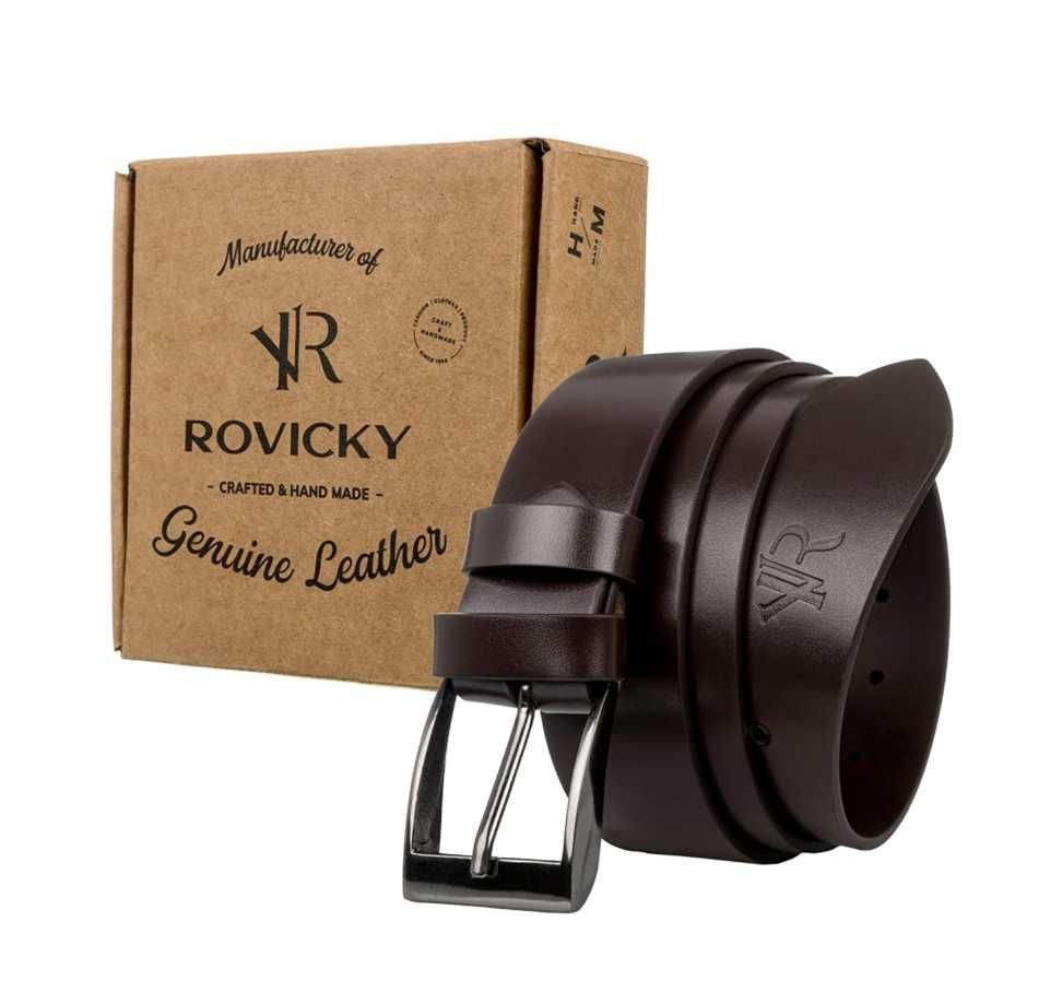 PASEK brązowy handmade ROVICKY brown