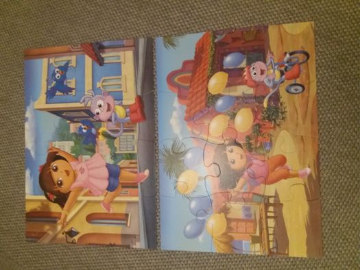 Mega duże puzzle Dora