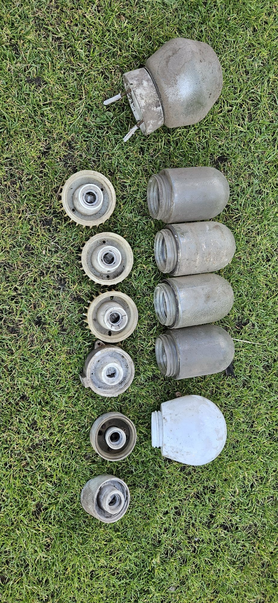 Lampy, klosze, oprawki PRL